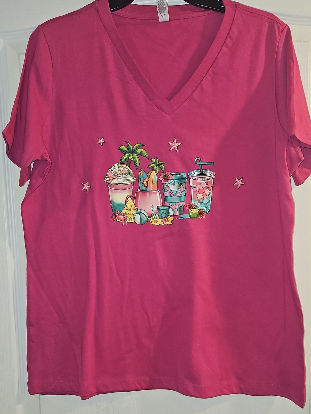 Graphic Shirt With Custom Beach Theme New